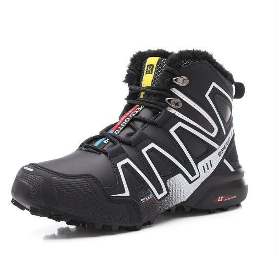 Summer Hiking Shoes Outdoor Shoes Men's Super Lightweight Breathable Shock Absorption Off-road Trekking Shoes 93 Black And White 47