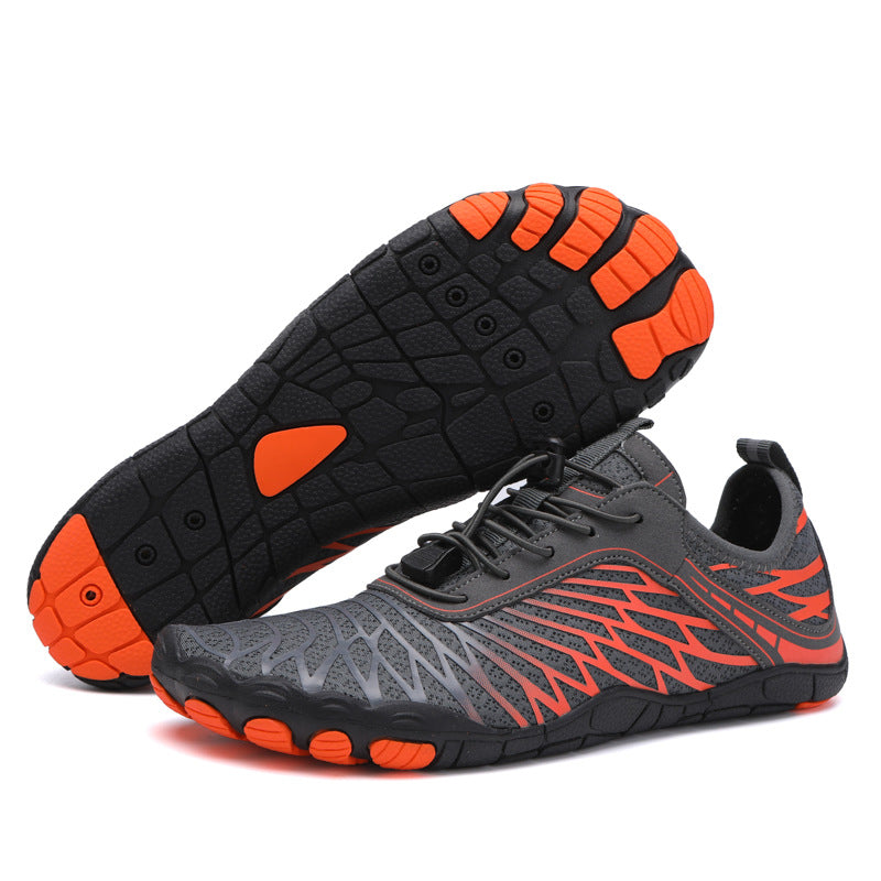 Diving Creek Shoes Swimming Wading Shoes Outdoor Gray Orange
